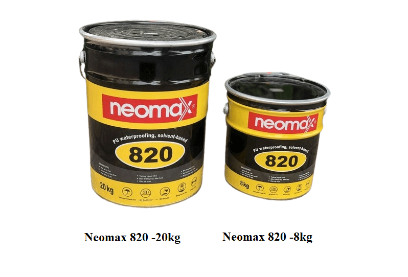 Neomax 820 dung tích 20kg và 8kg