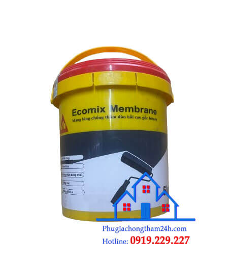 Ecomix Membrane - Màng lỏng chống thấm bitum polyme cải tiến gốc nước