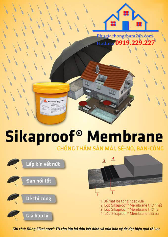 Sikaproof Membrane chống thấm