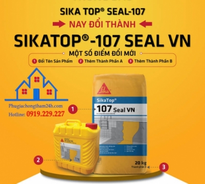 Sikatop 107 seal vn chất tạo màng chống thấm gốc xi măng polyme