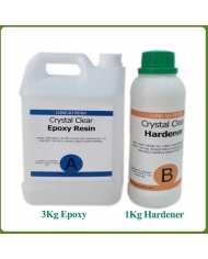 Keo Epoxy Crystal Clear Epoxy Resin 4kg Loại Tốt
