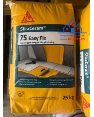 Keo dán gạch SikaCeram 75 Easy Fix gốc xi măng chính hãng chất lượng
