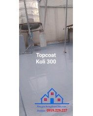 Koli 300 Topcoat Sơn phủ bảo vệ gốc polyurethane 2 thành phần Hàn Quốc