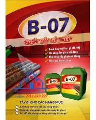 Hóa chất tẩy rỉ sắt thép B-07 - Hóa chất BEST