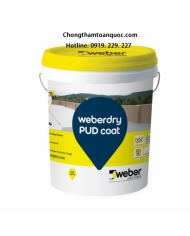 Weberdry PUD coat - Chống thấm gốc Polyurethane có độ đàn hồi cao