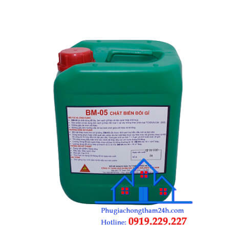 Buildmix BM05 Chẩt tẩy rỉ sắt thép xây dựng chất lượng cao 