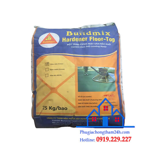 Buildmix Hardener Floor Bột tăng cứng bề mặt sàn bê tông