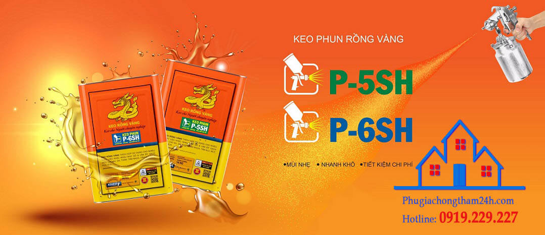 Các loại keo phun rồng vàng