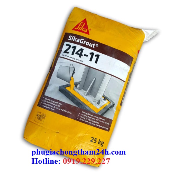 Dung dịch chống thấm cổ ống Sika grout 214 -11 