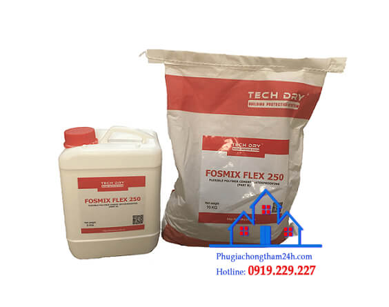 Fosmix Fex 250 - Màng chống thấm 2 thành phần gốc xi măng Polymer