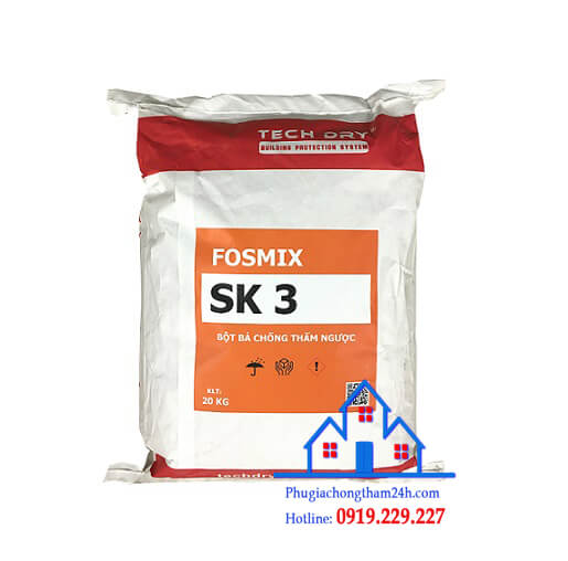 Fosmix SK 3 Bột bả chống thấm ngược