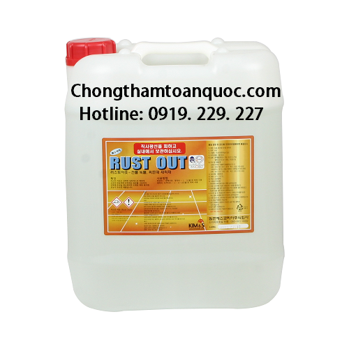 Hóa chất tẩy ố vàng, rỉ sét, cặn canxi Rust Out