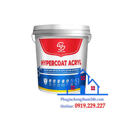 Hypercoat Acrylic chống thấm đàn hồi, acrylic gốc nước