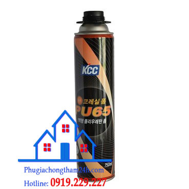 Keo bọt nở chống cháy KCC PU65