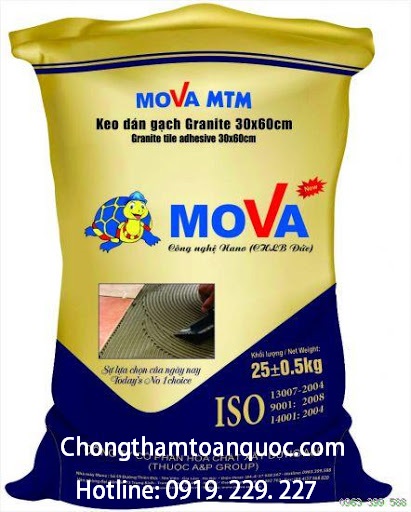 Keo dán gạch đá Mova MTM