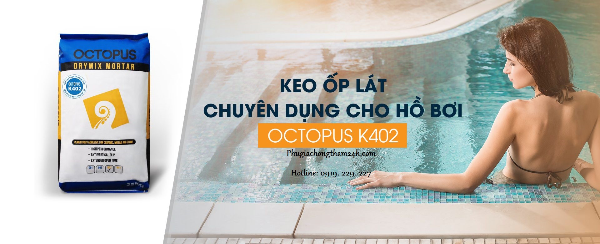 Keo dán gạch Octopus K402