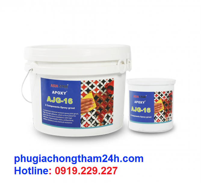 Keo miết mạch gạch gốc epoxy ASIA APOXY AJH-16