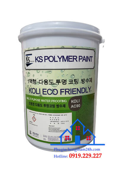 Koli AC90 Chống thấm gốc polyme hỗn hợp xi măng đàn hồi vô cơ