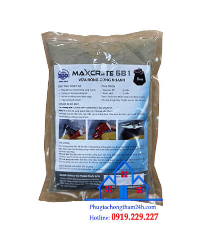 Maxcrete 681 - Xi măng đông cứng nhanh