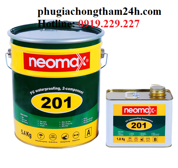 Chất chống thấm neomax 201 hai thành phần gốc polyurethane