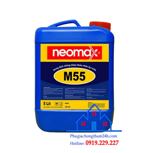 Neomax M55 - Dung dịch chống thấm thẩm thấu trong suốt