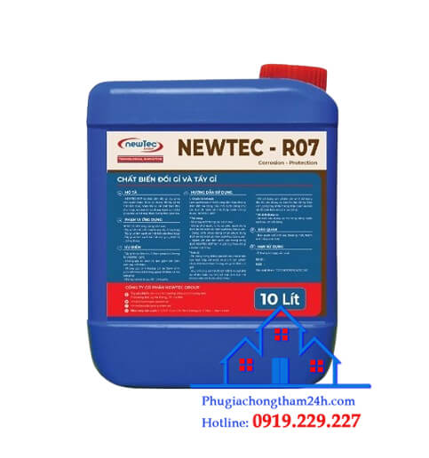 Newtec R07 Chất biến đổi gỉ và tẩy gỉ thép chất lượng cao