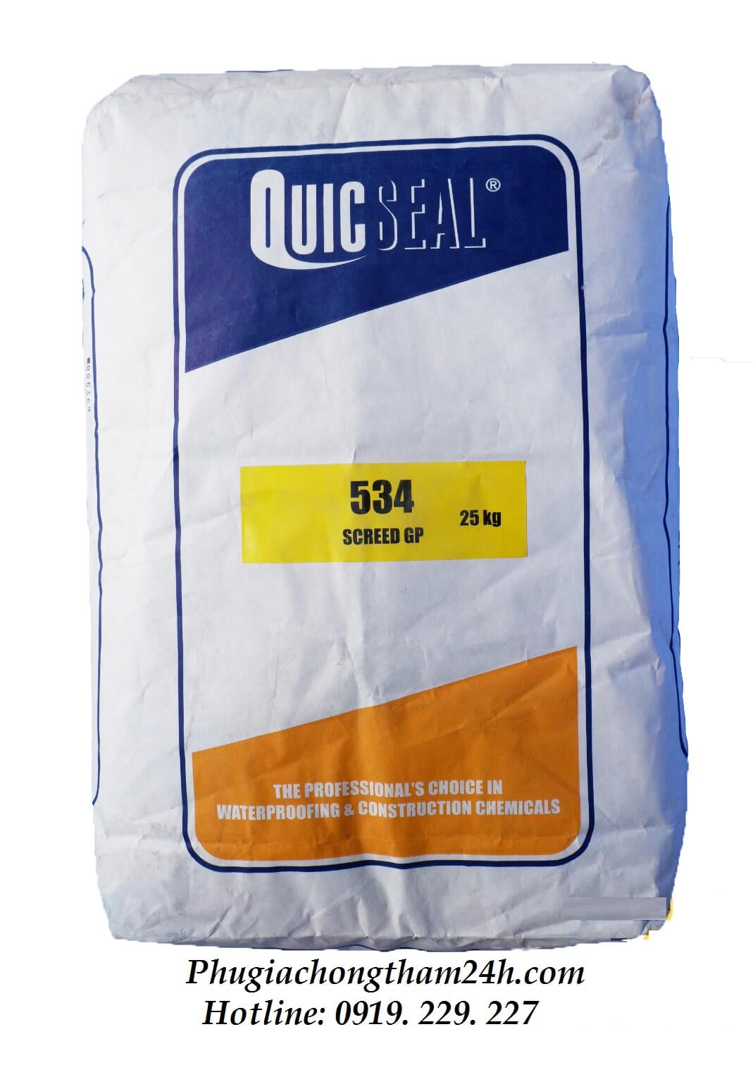 Quicseal 534 - Vữa lót trộn sẵn