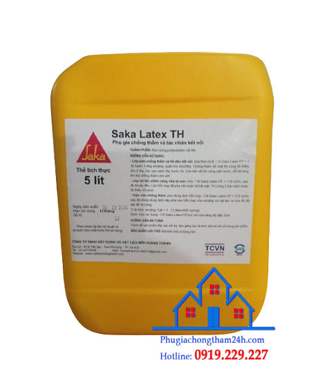 Saka Latex TH - Phụ gia chống thấm và tác nhân kết nối