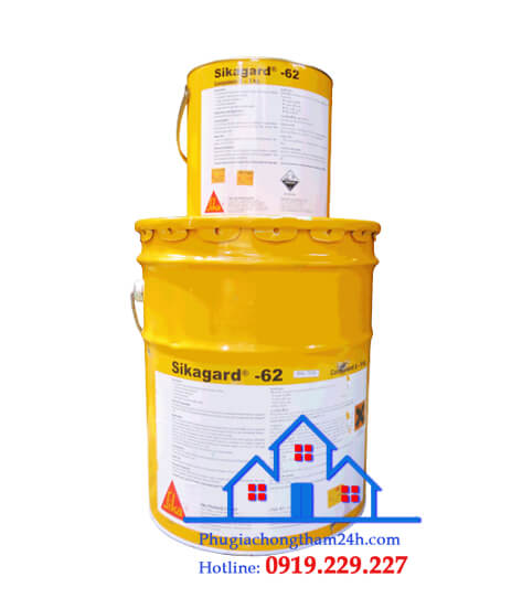 Sikagard 62 Sơn phủ chống thấm gốc Epoxy cải tiến, 2 thành phần