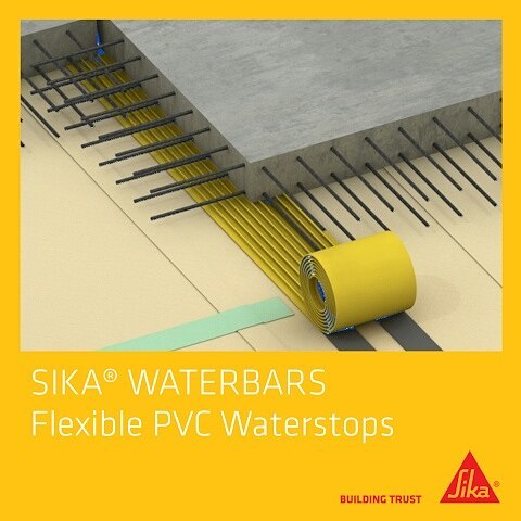 Sikawaterbar V32 - Băng cản nước PVC chống thấm đàn hồi