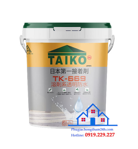 Taiko TK669 Chống thấm Polyurethane trong suốt