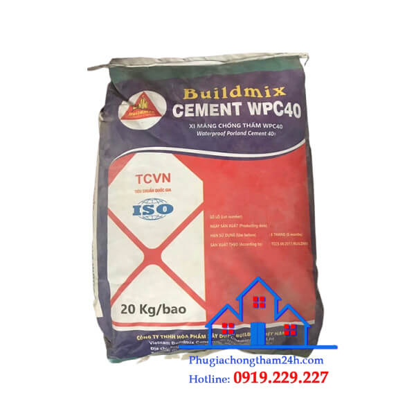 Xi măng chống thấm ngược Buildmix Cement WPC40